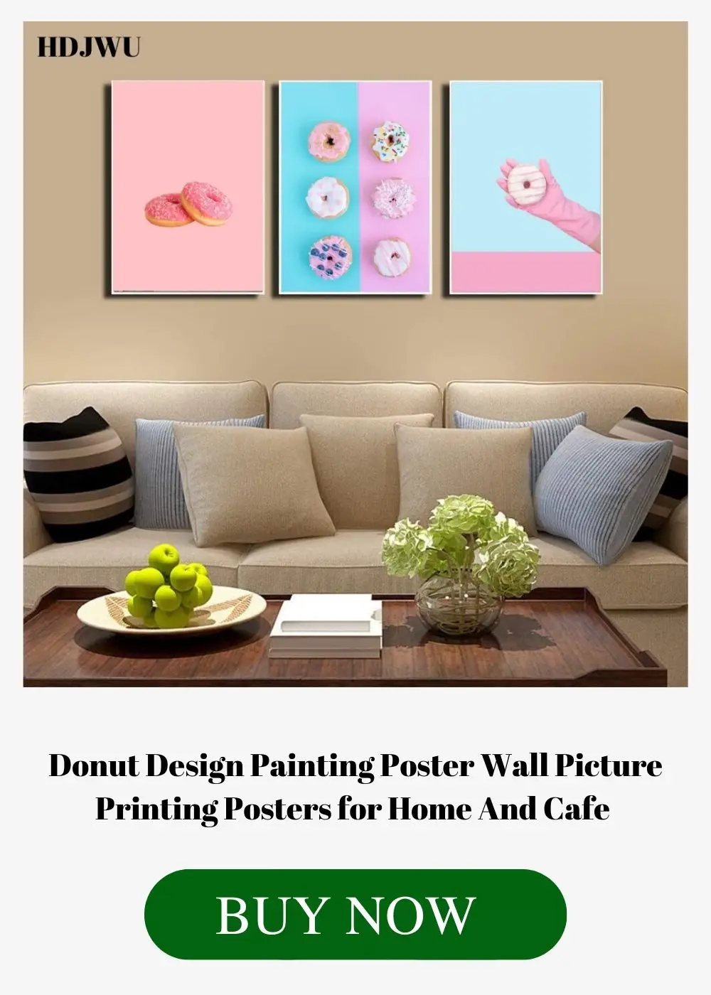 Art Home Decor Canvas Painting Wall Picture Simple Elk Sketch Printing Wall.. (3)
