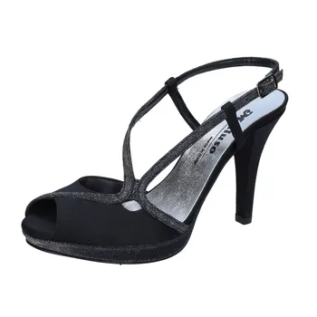 

MELLUSO sandals women black satin