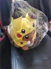 Dolls Pikachu Toy Plush-Toys Eevee Stuffed Pokemon Takara Tomy Gift with Cloak Cos Kids