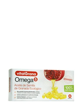 

Omega 5 60 capsules vitalgram controls cholesterol, provides antioxidants and helps your skin.