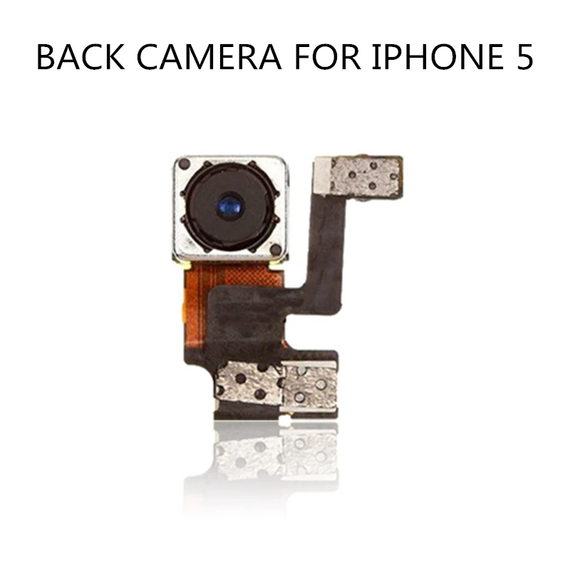 

For IPHONE 5 Mobile Phones Back Camera Big Rear Camera Module Flex Cable Replacement With Flash A1428 A1429 A1442