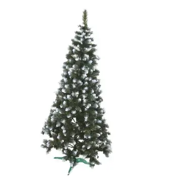 

New New Year artificial Christmas tree fir pine Queen Snow White without cones PVC 120/150/180/220/250 300 cm
