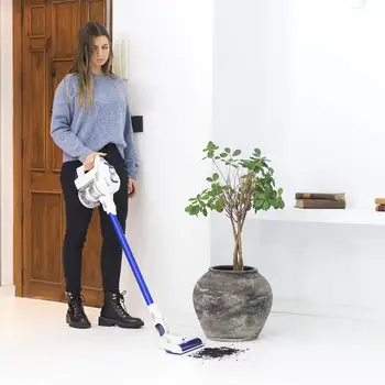 Cecotec Conga ThunderBrush, upright vacuum cleaner 3 in 1 wireless, 22,2 V. Head 180 °, autonomy 40 min, scrub brush Monotorizado 4