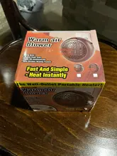 Calentador eléctrico para espacios, miniventilador portátil de montaje en pared para hogar, oficina, escritorio, calentador de aire caliente, silencioso, remoto, termostato de calor rápido