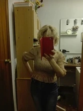 Blusa de gasa con manga acampanada para verano, camisa con cuello cuadrado y lunares para mujer