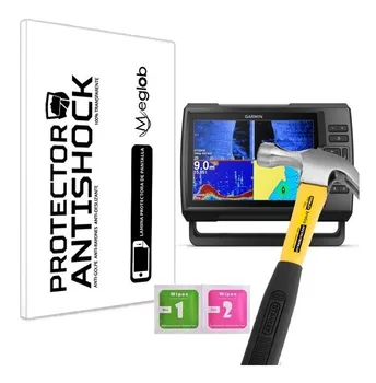 

Screen protector Anti-Shock Anti-scratch Anti-Shatter compatible with Garmin Fishfinder Striker Plus 9sv