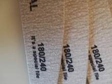 10 unids/lote de archivos de uñas profesional Buffer 100/180 limas manicura de Grey barco Gel pulido madera lima de uñas