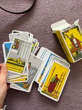 Cartas de Tarot misteriosas para mujeres y niñas, cartas de oráculo, juego de mesa