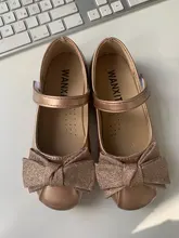 Nuevo primavera otoño niñas zapatos casuales zapatos de cuero para niños negro/dorado/Rosa princesa estudiantes zapatos 3 colores UE 21-36