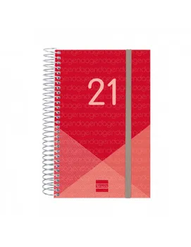 

Annual spiral AGENDA YEAR E5 1DP 2021 Red +