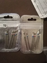 Fresas doradas para uñas, 8 tipos, herramientas portátiles de limpieza para manicura, brocas de alambre de cobre