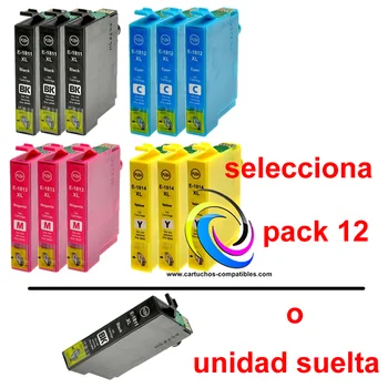 

Epson T-18 Pack 12 compatible XP205 XP302 XP305 XP402 XP405 XP212 XP215 XP312 XP315 XP412 XP415 XP225 XP322 XP325 XP422 XP425