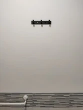 Robe Hooks Clothes-Hook Bathroom-Hardware Wall-Hang White/black Mounted Aluminum Thicken-Space