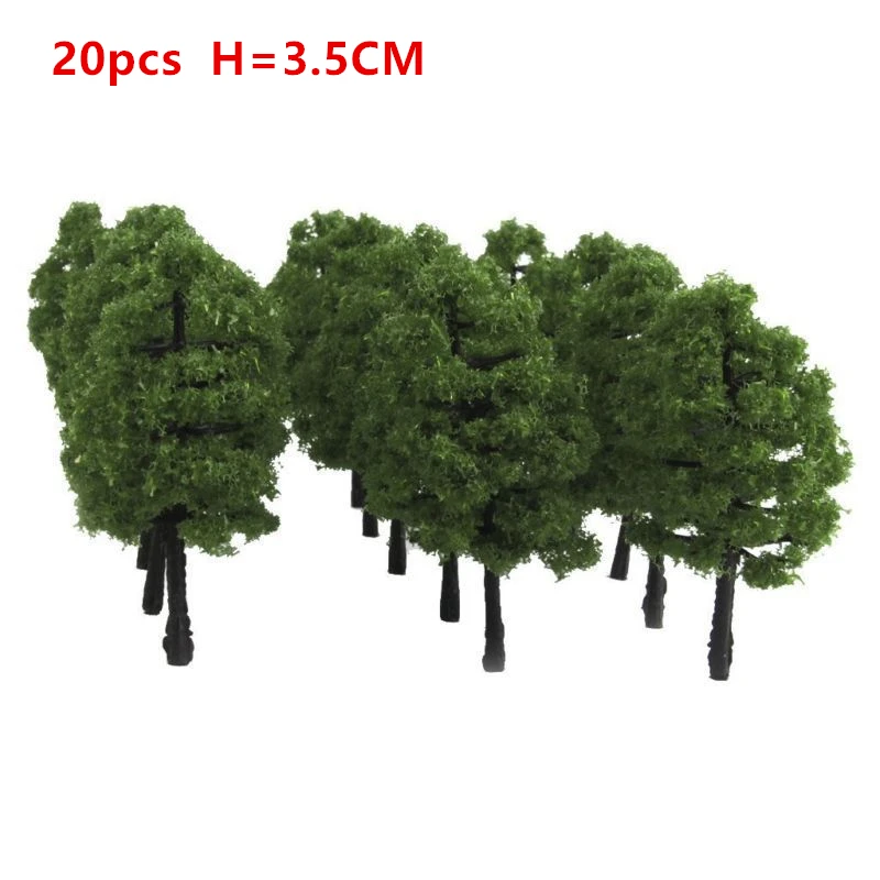 Trees Model Train Railroad Decor Scenery Landscape HO-OO Scale Building Static Grass Tufts Miniature Scenery Wildflowers Flower 