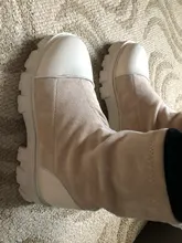 Botas de calcetín negro para mujer, zapatos góticos Punk, botines de plataforma, media blanca, novedad de 2020