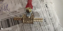 Pipe-Fittings Valve Ball Hose Barb Inline Water-Oil Brass Shutoff 6mm-12mm Air-Gas