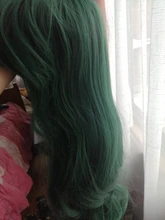 BCHR-Peluca de cabello sintético para mujer, cabellera artificial de onda larga para Cosplay, color rubio, azul, rosa, gris, púrpura, Gren, naranja, negro y marrón, para Halloween