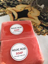 Jabón blanqueador de Ácido Kójico, jabonera que aclara la piel de la cara, con cubierta negra oscura