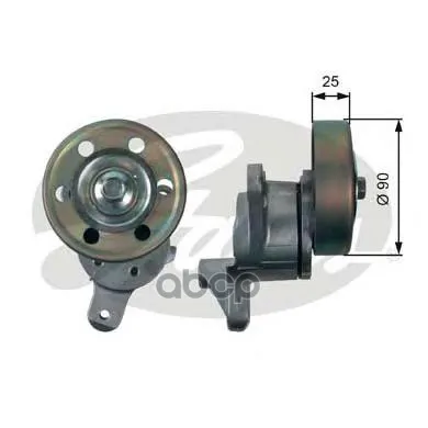 Ролик Натяжителя Поликлинового Ремня Toyota Avensis 2.0 D-4d 16v 99- Gates арт. T39154