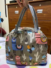 Uds fresco refrigerado bolsas de Nylon impermeable portátil cremallera térmica Oxford bolsos para la comida para mujer conveniente bolsa de caja de almuerzo bolsas de comida