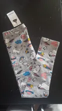 Las polainas de las muchachas 100% de algodón pantalones de niño niña niños pantalones niñas pantalones ajustados imprimir patrón de dibujos animados niños polainas Pantalones