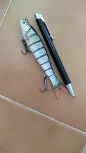 Wobblers Fishing-Tackle Hard-Bait Swimbait Sinking Bass Multi-Jointed Segments 8 Lure