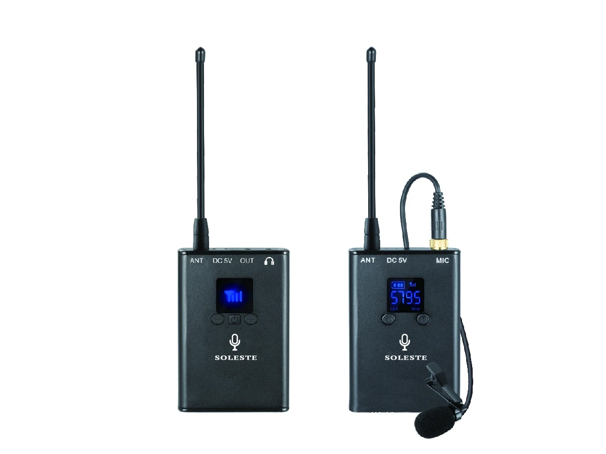 Microfone Sem Fio Soleste Wm-11 (Canon/Nikon/Sony) Celula |