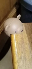 Protectores para las esquinas de las mesas para niños, protectores de seguridad de silicona con forma de Animal de dibujos animados para bebés, 1 unidad
