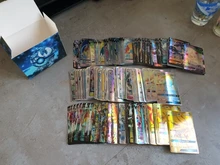 10-300 Uds francés versión tarjetas de Pokemon V GX MEGA equipo EX juego Tarjeta de batalla