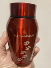 Urnas de acero inoxidable de 250ML para cremación de mascotas, urna de recuerdo para cenizas de perros, gatos y ratones