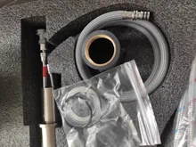 Quyanre-grúa filtrada para cocina, grifo con filtro de agua de rotación 360, mezclador de fregadero de tres vías, color negro mate