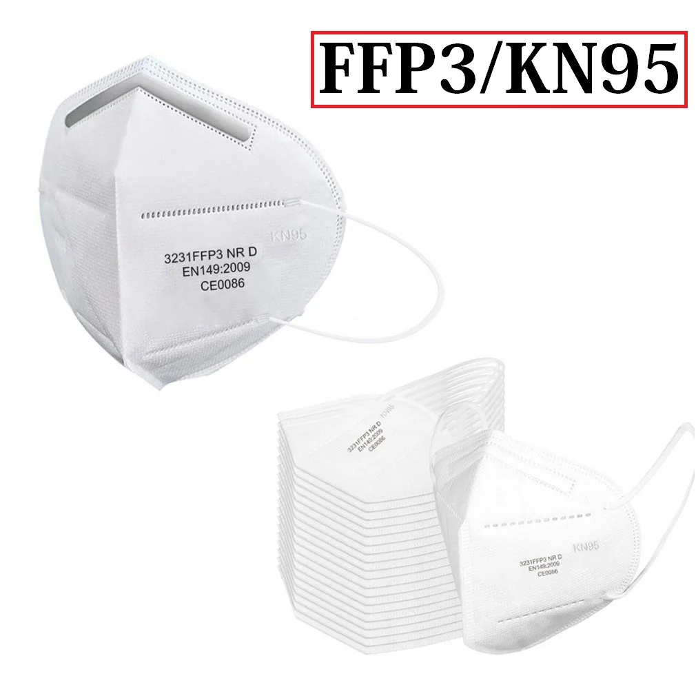 1-100 PCS FFP3 Reusable Mask CE ffp3mask KN95 Masks 5 Layers Non woven Face Mouth mascarillas 95% Fliter Respirator | Красота и
