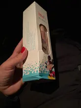 Disney-cuchara para pasta de arroz para bebé, botella de leche de silicona suave, suplemento de alimentos para bebés, artefacto para apretar, cuchara para arroz y fideos