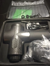 Pistola de masaje de alta frecuencia para relajación muscular, masajeador eléctrico con bolsa portátil, pistola de terapia para fitness