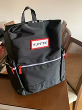Hunter-mochila grande para hombre y mujer, bolso de ocio, a prueba de lluvia, ligera, tendencia con botón superior, mochila escolar para ordenador