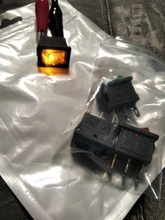 Rocker-Switch Illuminated Push-Button Led O-Power Mini with 12V Car DIY 3PIN 21--15mm