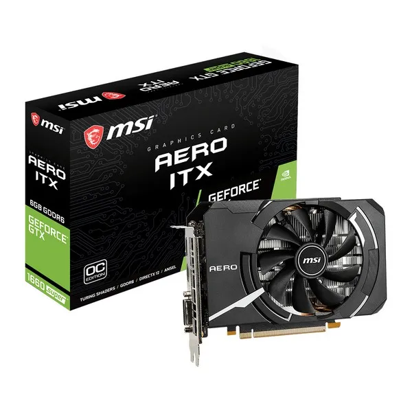 Carte graphique de jeu MSI NVIDIA GTX 1660 Super 6 GB GDDR6