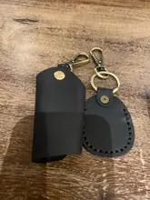 Keychain-Pouch Genuine-Leather Key-Bag Mini-Key Fashion Package Waist-Hanging Creative