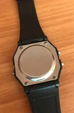 Reloj Digital de lujo para Hombre, pulsera de eslabones de acero inoxidable, de negocios, electrónico, a la moda