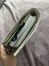 Moterm Luxe-planificador de anillos A5 con carpeta de anillos de 30mm, Agenda, organizador de granos Crocs, diario, Bloc de notas, cuaderno de bocetos