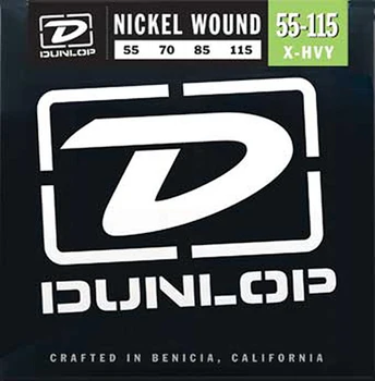 

Dbn55115 bass guitar string kit, Nickel Plated, extra heavy, 55-115, Dunlop