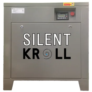 

RSF EQUIPMENT, SPIRAL AIR COMPRESSOR. LOW NOISE LEVEL. 6 HP. Model: SILENTKROLL M/6/670-10