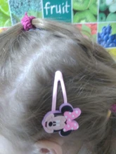 Disney serie Clip Mickey Minnie de pelo de los niños Clip niña horquilla de pelo Clip accesorios de dibujos animados flequillo de Clip no daño pelo regalo