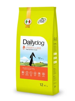 

Dailydog puppy large breed turkey and rice for puppies Turkey/Rice-12 kg x 1 pc