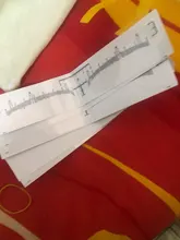 Regla grande profesional para cejas, accesorios de tatuaje con Microblading, herramienta de medición, marca de medición, pegatina de maquillaje permanente de tatuaje, 10 Uds.