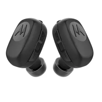 

Mini Wireless headphones ear with charging case MOTOROLA STREAM TWS-Alexa, Siri and Google Now compatible-BLACK