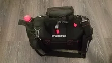 WORKPRO-Bolsas de herramientas de electricista a prueba de agua, bolso portátil impermeable, sirve como organizador de herramientas de lona, para la instalación de reparación HVAC