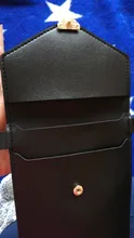 Cartera con pantalla táctil para teléfono móvil, bolso de mano con correa de cuero para Smartphone, Iphone X, S10, Huawei P20