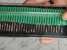 Vástago de diamante de 2,35mm para pulir, punta de aguja, grabado, tallado, pulido, vidrio, piedra de Jade, conjunto de herramientas rotativas, 30 Uds.