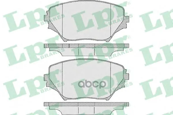 Колодки Тормозные Toyota Rav4 Ii 00-06 Передние Lpr 05p958 Lpr арт. 05P958